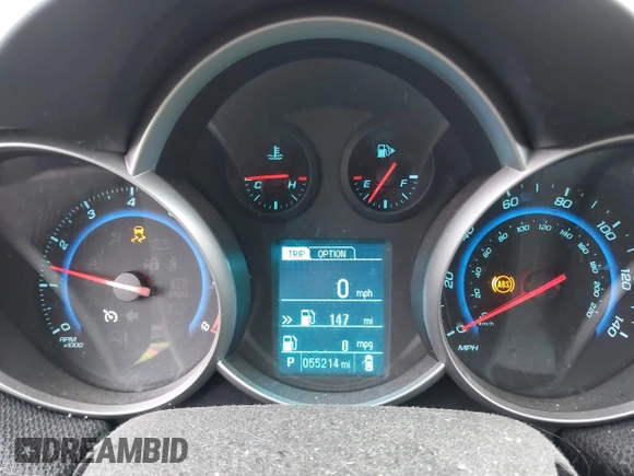 2015 Chevrolet Cruze LT with VIN 1G1PC5SB0F7255371, listed as a IAAI auction lot 42016464 with 55,214 mi miles and . Bid and sale history available at DreamBid. Image 7.