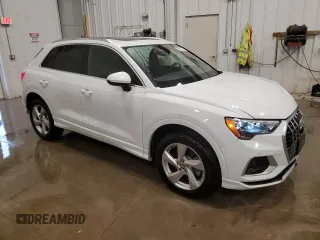 2019 Audi Q3 Premium with VIN WA1AECF38K1084682, listed as a Copart auction lot 86361474 with 48,416 mi miles and Salvage Title. Bid and sale history available at carsss.com. Image 4.