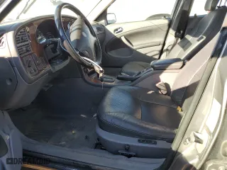 2001 Saab 9-5 with VIN YS3ED48E113035561, listed as a Copart auction lot 76598224 with 195,416 mi miles and Salvage Title. Bid and sale history available at carsss.com. Image 7.