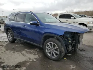 2021 Mercedes-Benz GLS with VIN 4JGFF5KE2MA486918, listed as a Copart auction lot 47378875 with 42,779 mi miles and Salvage Title. Bid and sale history available at carsss.com. Image 4.
