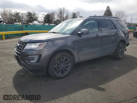 2017 Ford Explorer XLT with VIN 1FM5K8D87HGE41797, listed as a Copart auction lot 51241055 with 102,639 mi miles and Salvage Title. Bid and sale history available at DreamBid. Image 1.