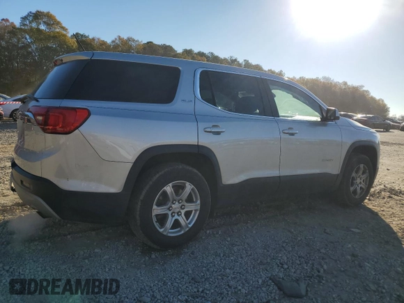 2017 GMC Acadia SLE with VIN 1GKKNKLA0HZ206537, listed as a Copart auction lot 82787104 with 150,799 mi miles and Salvage Title. Bid and sale history available at DreamBid. Image 3.