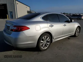 2012 Infiniti M with VIN JN1BY1AP9CM336121, listed as a Copart auction lot 71656374 with 125,497 mi miles and Salvage Title. Bid and sale history available at DreamBid. Image 3.