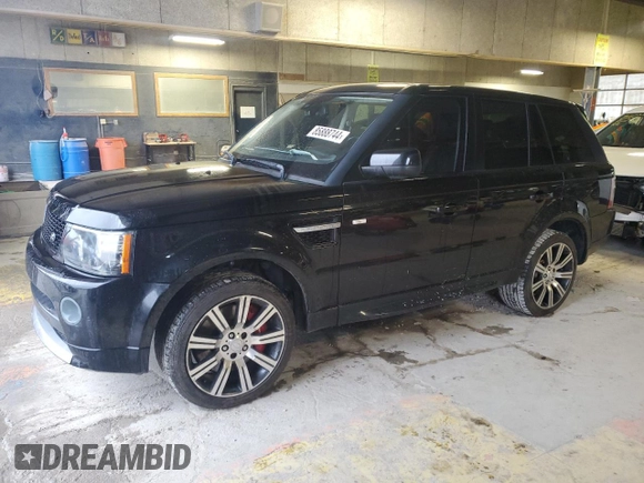 2013 Land Rover Range Rover Sport SC with VIN SALSH2E40DA806132, listed as a Copart auction lot 85888744 with 100,476 mi miles and Salvage Title. Bid and sale history available at carsss.com. Image 1.