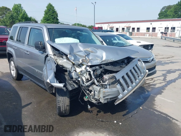 2016 Jeep Patriot Latitude with VIN 1C4NJRFB2GD714425, listed as a IAAI auction lot 42258753 with 119,655 mi miles and . Bid and sale history available at DreamBid. Image 6.