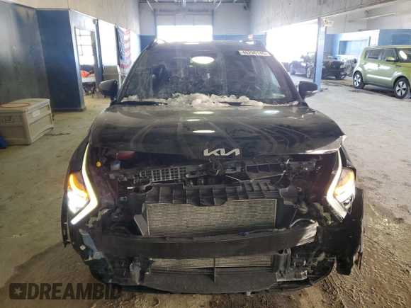 2024 Kia Sportage X-Line with VIN 5XYK6CDF5RG182065, listed as a Copart auction lot 46296145 with 35,701 mi miles and Salvage Title. Bid and sale history available at carsss.com. Image 5.