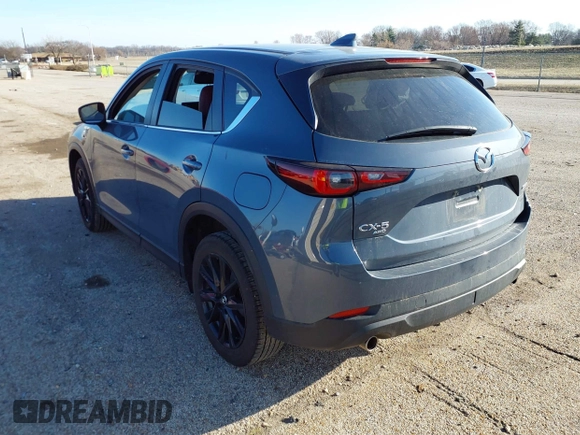 2023 Mazda CX-5 S Preferred with VIN JM3KFBCM1P0177093, listed as a IAAI auction lot 41761774 with 23,706 mi miles and . Bid and sale history available at carsss.com. Image 3.