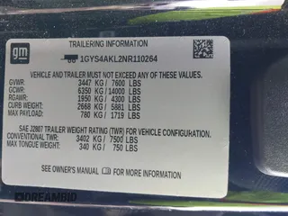 2022 Cadillac Escalade Luxury z VIN 1GYS4AKL2NR110264, wystawiony jako IAAI lot #41576203 z przebiegiem 29 457 mil mil oraz . Historia ofert i sprzedaży dostępna na DreamBid. Obrazek 9.