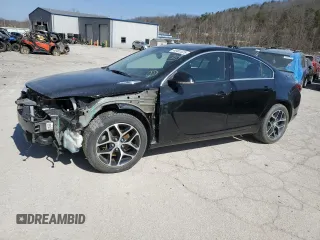 2017 Buick Regal Sport Touring with VIN 2G4GL5EX7H9126975, listed as a Copart auction lot 48462025 with 76,341 mi miles and Salvage Title. Bid and sale history available at DreamBid. Image 1.