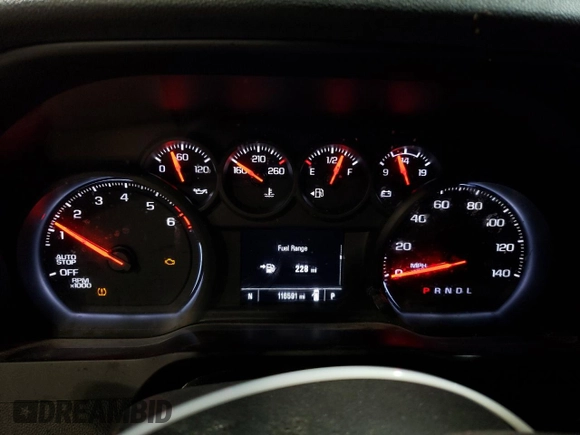 2020 Chevrolet Silverado 1500 Custom with VIN 3GCPWBEK1LG375611, listed as a Copart auction lot 54443785 with 116,591 mi miles and Salvage Title. Bid and sale history available at DreamBid. Image 9.