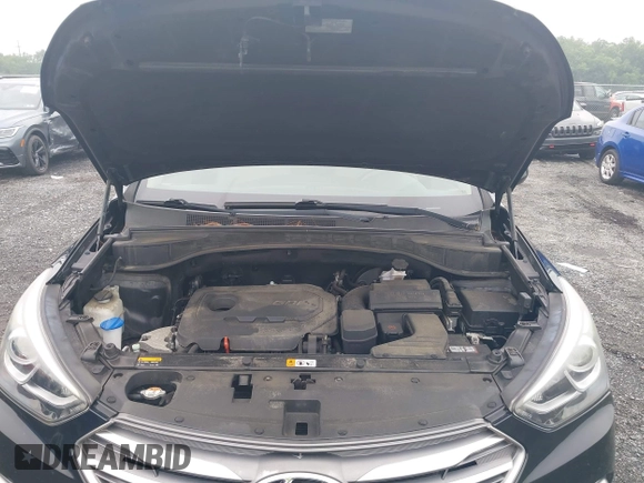 2017 Hyundai Santa Fe 2.4L with VIN 5NMZUDLB8HH009282, listed as a IAAI auction lot 42512122 with 81,744 mi miles and . Bid and sale history available at DreamBid. Image 10.
