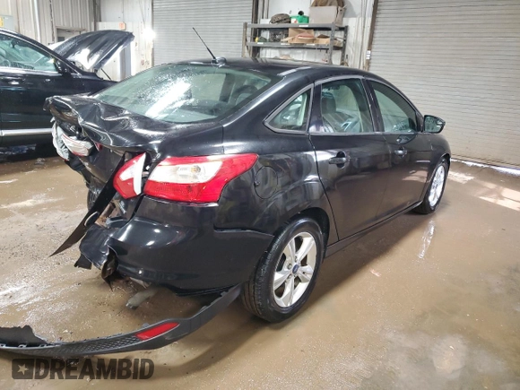 2013 Ford Focus SE with VIN 1FADP3F24DL301808, listed as a Copart auction lot 50266345 with 128,877 mi miles and Salvage Title. Bid and sale history available at carsss.com. Image 3.