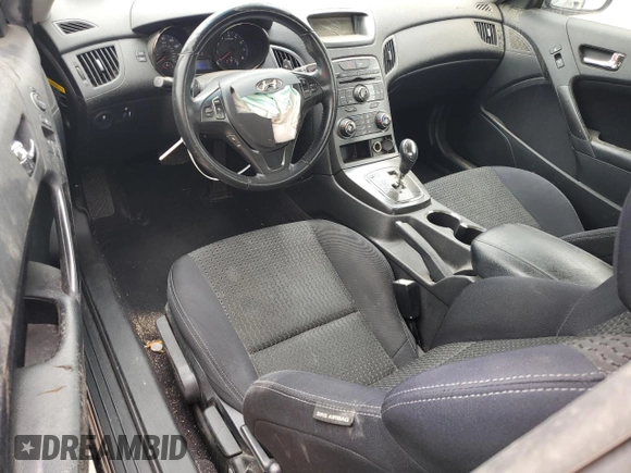 2011 Hyundai Genesis Coupe with VIN KMHHT6KDXBU064275, listed as a Copart auction lot 55159245 with 134,781 mi miles and Salvage title. Bid and sale history available at DreamBid. Image 8.