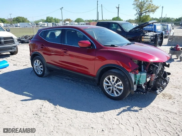 2021 Nissan Rogue Sport S with VIN JN1BJ1AV8MW311641, listed as a IAAI auction lot 41752296 with 38,144 mi miles. Bid and sale history available at carsss.com. Image 1.
