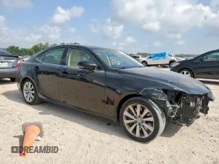 2016 Lexus IS 200t with VIN JTHBA1D22G5028725, listed as a Copart auction lot 57612325 with 85,552 mi miles and Salvage title. Bid and sale history available at DreamBid. Image 4.