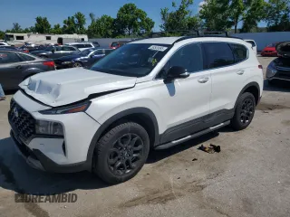2023 Hyundai Santa Fe XRT z VIN 5NMS6DAJXPH488132, wystawiony jako Copart lot #58509585 z przebiegiem 81 298 mil mil oraz Szkoda całkowita • Salvage title. Historia ofert i sprzedaży dostępna na DreamBid. Obrazek 1.