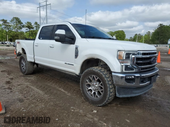 2021 Ford Super Duty F-250 SRW XL with VIN 1FT7W2BTXMED85995, listed as a Copart auction lot 51061045 with 101,276 mi miles and Salvage Title. Bid and sale history available at carsss.com. Image 4.