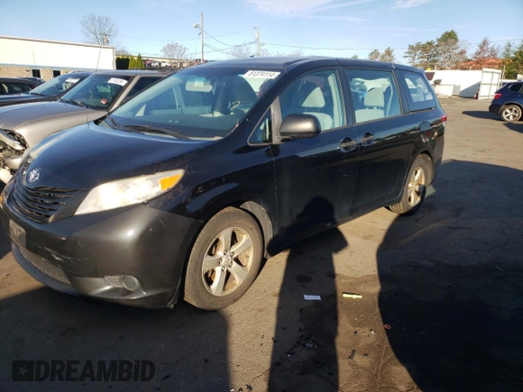 2011 Toyota Sienna with VIN 5TDZK3DC4BS052092, listed as a Copart auction lot 81374114 with 268,590 mi miles and Clean Title. Bid and sale history available at carsss.com. Image 1.