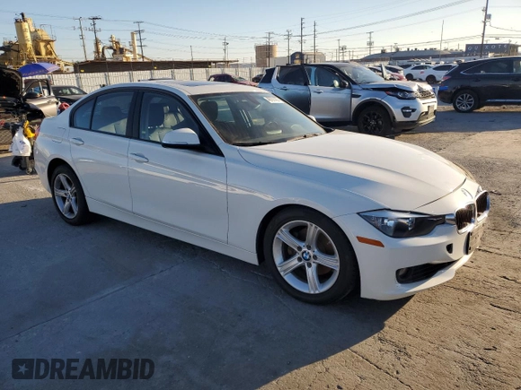 2015 BMW 3 Series 328i with VIN WBA3C1C51FK122717, listed as a Copart auction lot 46701455 with 57,826 mi miles and Salvage Title. Bid and sale history available at carsss.com. Image 4.