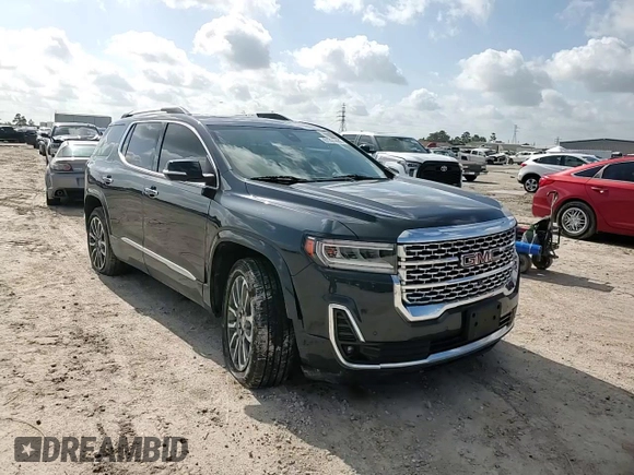 2022 GMC Acadia Denali with VIN 1GKKNXLS7NZ113483, listed as a Copart auction lot 61395605 with 64,934 mi miles and Salvage title. Bid and sale history available at DreamBid. Image 14.