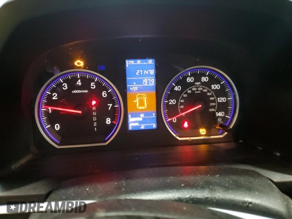 2011 Honda CR-V EX-L with VIN 5J6RE3H79BL023185, listed as a Copart auction lot 48123125 with 271,478 mi miles and Salvage Title. Bid and sale history available at carsss.com. Image 9.