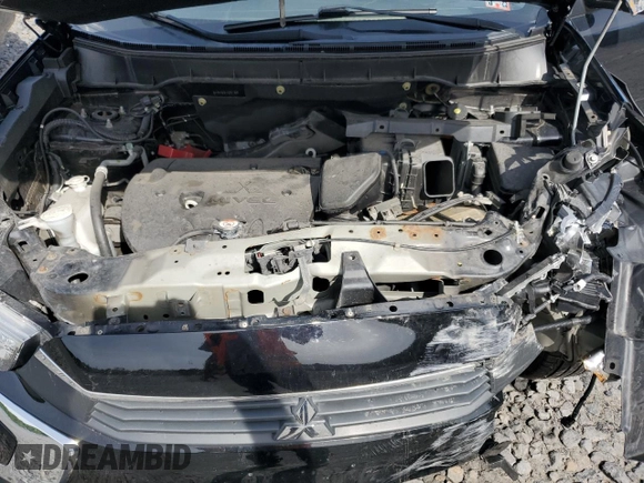 2016 Mitsubishi Outlander SEL with VIN JA4AR4AW3GZ025138, listed as a Copart auction lot 57803615 with 90,005 mi miles and Salvage title. Bid and sale history available at DreamBid. Image 12.