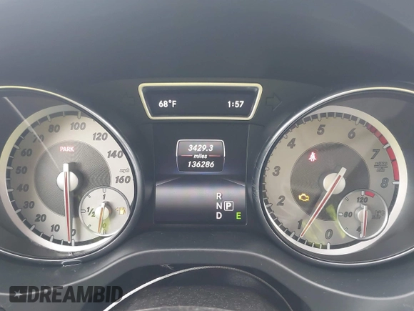 2015 Mercedes-Benz CLA 250 with VIN WDDSJ4GB5FN191257, listed as a IAAI auction lot 42554106 with 136,286 mi miles and . Bid and sale history available at DreamBid. Image 7.
