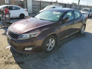 2015 Kia Optima LX with VIN 5XXGM4A74FG433026, listed as a Copart auction lot 63981845 with 120,255 mi miles and Clean title. Bid and sale history available at DreamBid. Image 1.