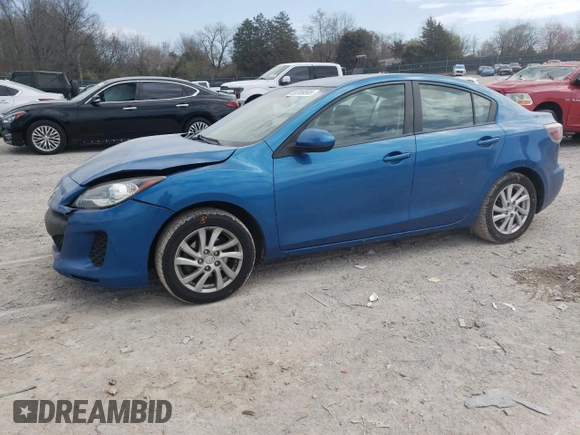 2012 Mazda 3 i Grand Touring with VIN JM1BL1W83C1523756, listed as a Copart auction lot 50789565 with 156,853 mi miles and Clean Title. Bid and sale history available at DreamBid. Image 1.