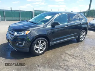 2015 Ford Edge Titanium with VIN 2FMTK4K92FBB42637, listed as a IAAI auction lot 41968659 with 99,667 mi miles. Bid and sale history available at carsss.com. Image 18.