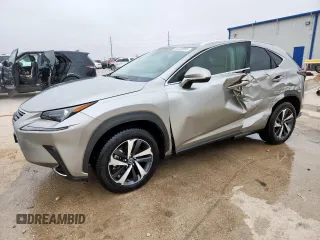 2021 Lexus NX 300 z VIN JTJGARDZ9M2243757, wystawiony jako Copart lot #58339885 z przebiegiem 86 047 mil mil oraz Szkoda całkowita • Salvage title. Historia ofert i sprzedaży dostępna na DreamBid. Obrazek 1.