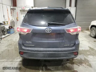 2014 Toyota Highlander Limited with VIN 5TDDKRFH3ES040008, listed as a Copart auction lot 41677785 with 130,120 mi miles and Salvage Title. Bid and sale history available at carsss.com. Image 6.