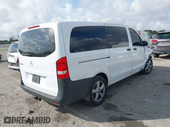 2023 Mercedes-Benz Metris with VIN W1WV0FEY8P4234904, listed as a IAAI auction lot 41459733 with 51,432 mi miles and . Bid and sale history available at DreamBid. Image 4.