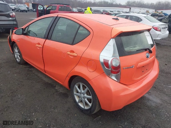 2013 Toyota Prius c One with VIN JTDKDTB35D1051287, listed as a IAAI auction lot 41678057 with 148,214 mi miles. Bid and sale history available at carsss.com. Image 3.