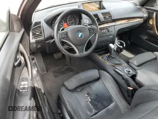 2011 BMW 1 Series 128i with VIN WBAUN1C55BVH83063, listed as a Copart auction lot 62858125 with Not provided miles and Clean title. Bid and sale history available at DreamBid. Image 8.