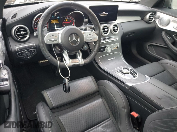 2019 Mercedes-Benz C 63 S AMG with VIN WDDWJ8HB5KF871493, listed as a Copart auction lot 85534294 with 23,205 mi miles and Salvage title. Bid and sale history available at DreamBid. Image 8.