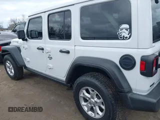 2021 Jeep Wrangler Unlimited Willys Sport with VIN 1C4HJXDG8MW596171, listed as a IAAI auction lot 41856841 with 86,353 mi miles and . Bid and sale history available at DreamBid. Image 15.