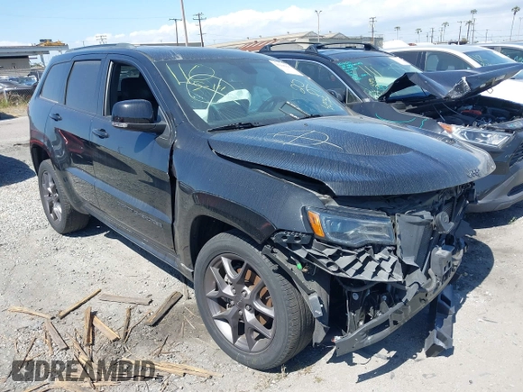 2020 Jeep Grand Cherokee Limited with VIN 1C4RJEBG8LC392319, listed as a IAAI auction lot 41948415 with 32,450 mi miles and . Bid and sale history available at DreamBid. Image 1.