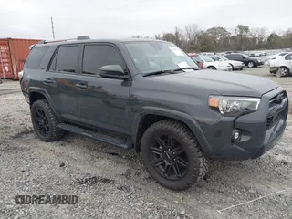 2024 Toyota 4Runner SR5 with VIN JTEEU5JR1R5312926, listed as a IAAI auction lot 41304373 with 2,396 mi miles and . Bid and sale history available at DreamBid. Image 1.