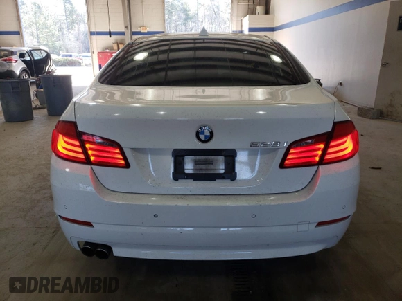 2011 BMW 5 Series 528i with VIN WBAFR1C56BC737182, listed as a Copart auction lot 47447965 with 159,179 mi miles and Salvage Title. Bid and sale history available at carsss.com. Image 6.