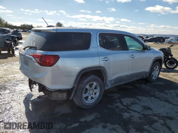 2017 GMC Acadia SLE with VIN 1GKKNKLAXHZ325583, listed as a Copart auction lot 46429005 with 115,287 mi miles and Salvage Title. Bid and sale history available at DreamBid. Image 3.