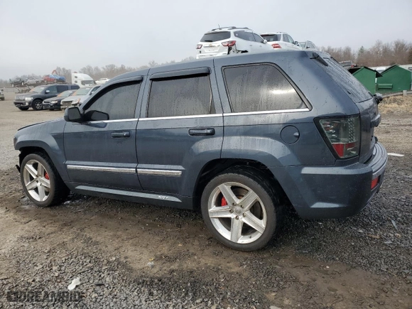 2007 Jeep Grand Cherokee SRT-8 with VIN 1J8HR78367C658164, listed as a Copart auction lot 82672764 with 75,272 mi miles and Salvage Title. Bid and sale history available at carsss.com. Image 2.