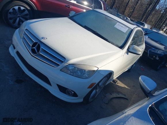 2009 Mercedes-Benz C-Class 3.0L Sport with VIN WDDGF54X09F235581, listed as a IAAI auction lot 41398115 with 146,740 mi miles. Bid and sale history available at carsss.com. Image 2.