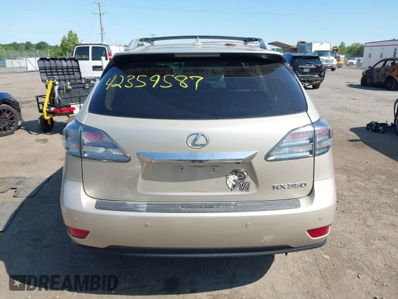 2012 Lexus RX 350 with VIN 2T2BK1BA1CC143298, listed as a IAAI auction lot 42359587 with 165,176 mi miles and . Bid and sale history available at DreamBid. Image 17.