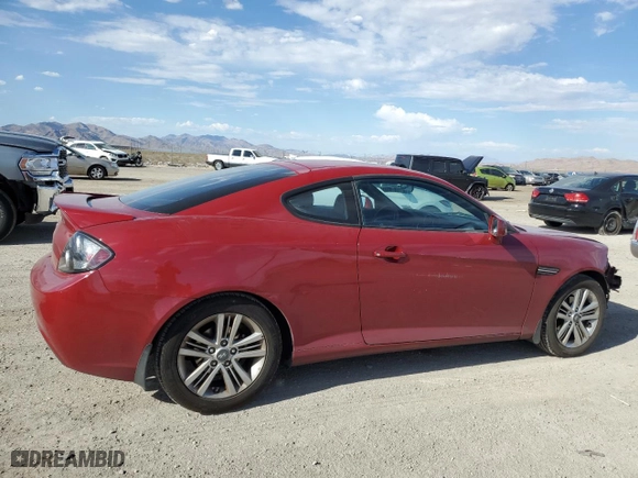 2007 Hyundai Tiburon GS with VIN KMHHM66D97U252509, listed as a Copart auction lot 69622644 with 105,908 mi miles and Clean Title. Bid and sale history available at carsss.com. Image 3.
