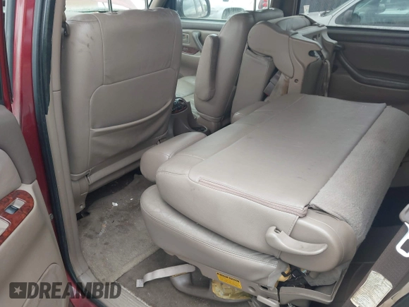 2002 Toyota Sequoia SR5 with VIN 5TDZT34A72S068170, listed as a IAAI auction lot 42125628 with Not Provided miles and . Bid and sale history available at carsss.com. Image 8.