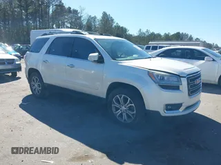 2013 GMC Acadia SLT with VIN 1GKKRSKD5DJ197357, listed as a IAAI auction lot 41590021 with 183,322 mi miles and . Bid and sale history available at carsss.com. Image 1.