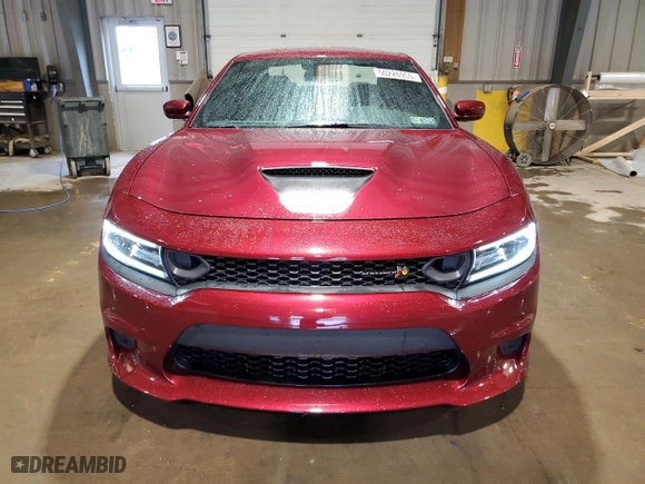 2020 Dodge Charger Scat Pack with VIN 2C3CDXGJ7LH240739, listed as a Copart auction lot 50226955 with 32,579 mi miles and Salvage Title. Bid and sale history available at carsss.com. Image 5.
