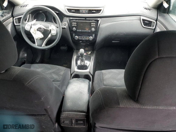 2015 Nissan Rogue SL with VIN 5N1AT2MV9FC812722, listed as a Copart auction lot 44944785 with 0 miles and Salvage Title. Bid and sale history available at carsss.com. Image 8.
