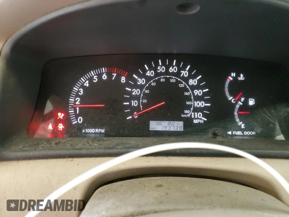 2006 Toyota Corolla CE with VIN 1NXBR32E76Z747004, listed as a Copart auction lot 54345315 with 193,739 mi miles and Clean Title. Bid and sale history available at DreamBid. Image 9.